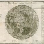 Carte de la Lune dressée par Tobias Mayer et nomenclature de J.H. Schröter.